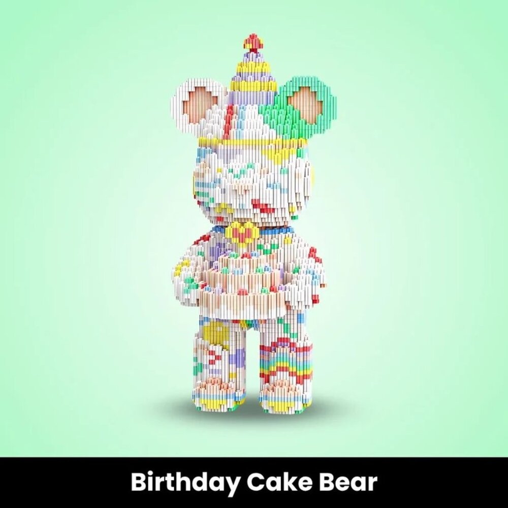 TeddyBlocks - Birthday Cake Bear